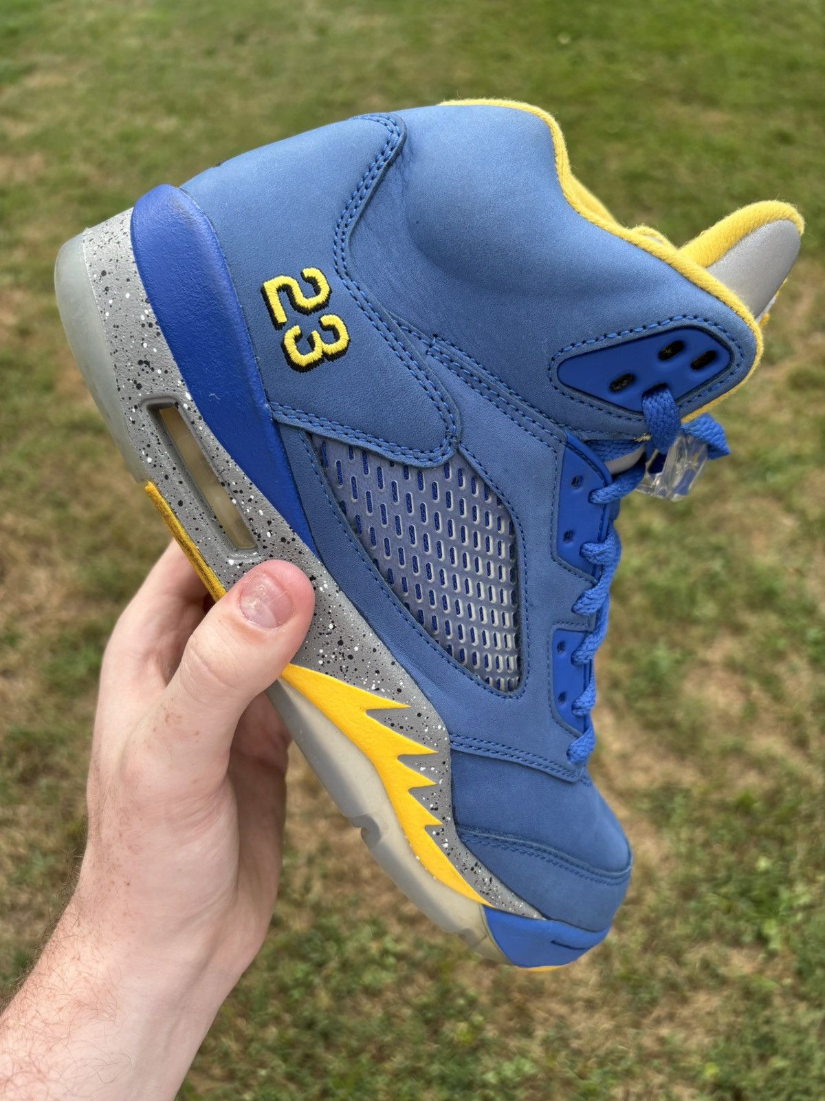 Jordan Brand Air Jordan 5 Retro Laney 2019 Size 9 Size US 9 / EU 42 - 1 Thumbnail