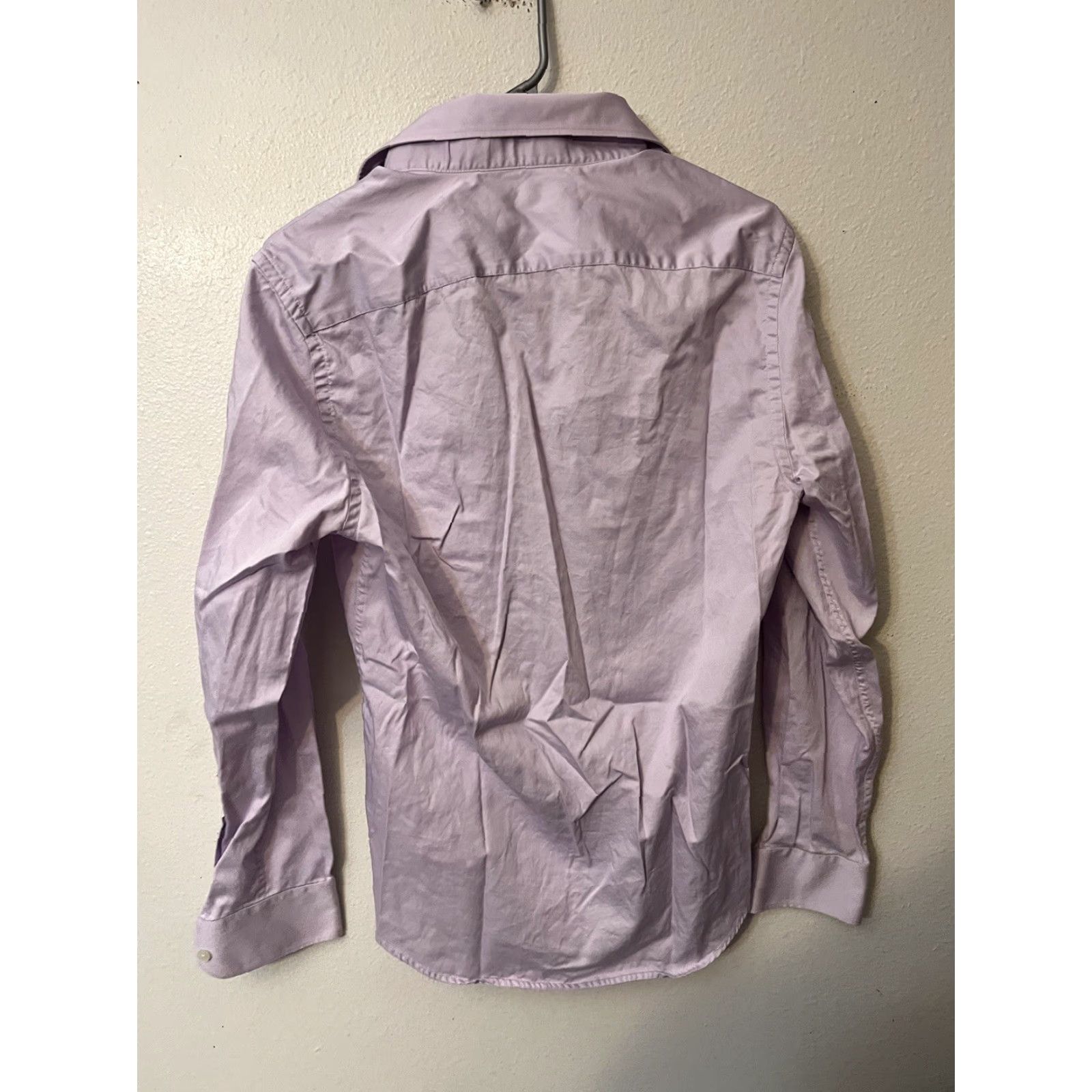 Roberto Cavalli Roberto Cavalli Dress Shirt Men's 15 Purple Long Sleeve Button Tapered Spreads Collared Cad Color Size 40R - 2 Thumbnail