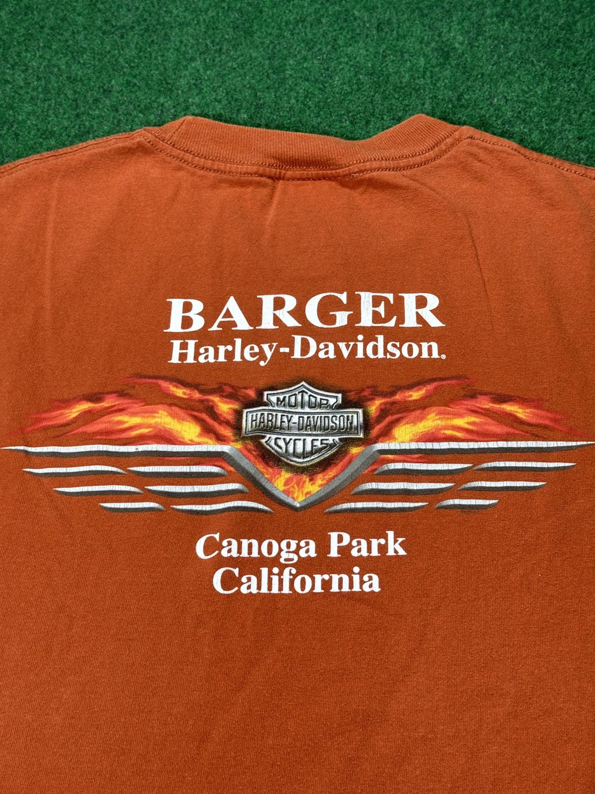 Harley Davidson Y2K Harley Davidson Motorcycles Spell Out Biker T Shirt Size US XL / EU 56 / 4 - 6 Thumbnail