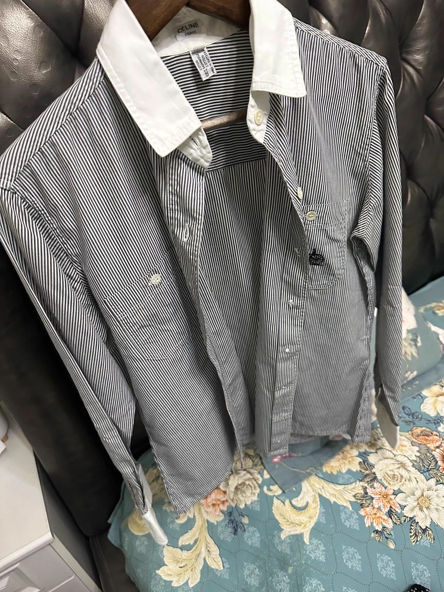 Celine CELINE vintage shirt Size S / US 4 / IT 40 - 7 Thumbnail