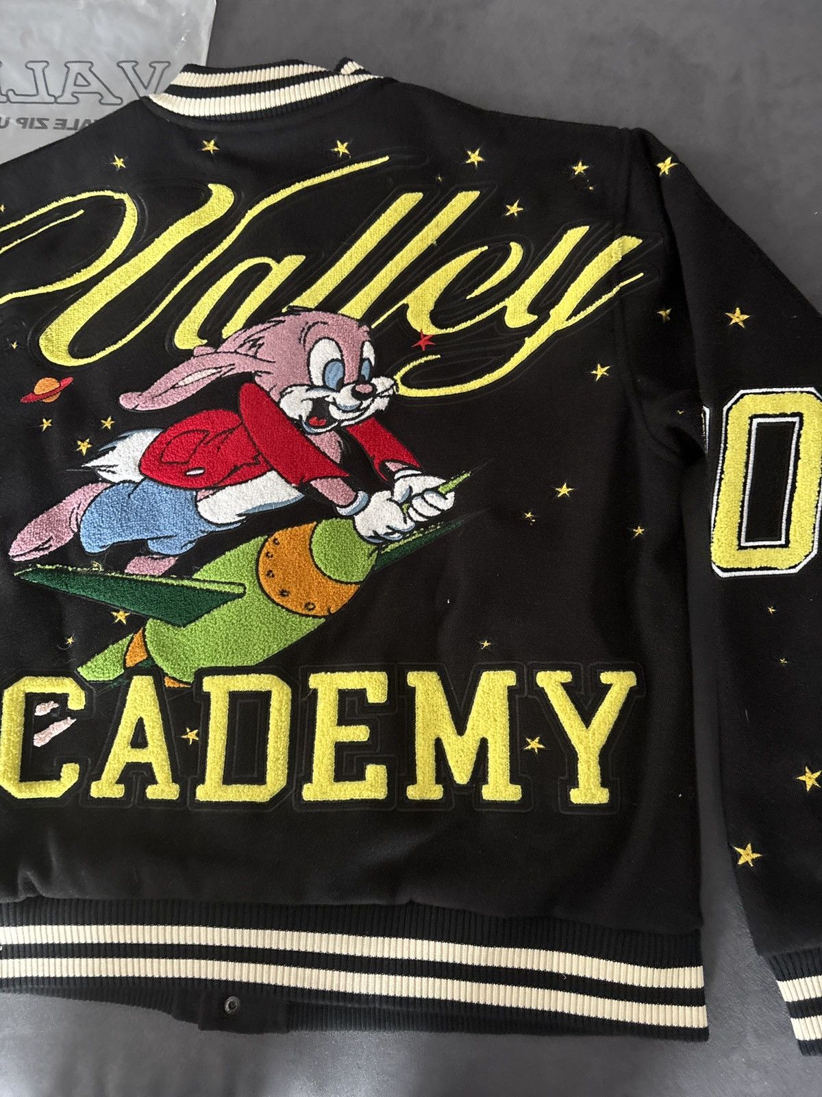 Vale Vale black golf varsity jacket valley Size US L / EU 52-54 / 3 - 8 Thumbnail