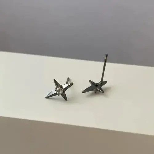 Other Small Mini Star Stud Earrings for Men Women,CZ Star Earrings Size ONE SIZE - 2 Thumbnail