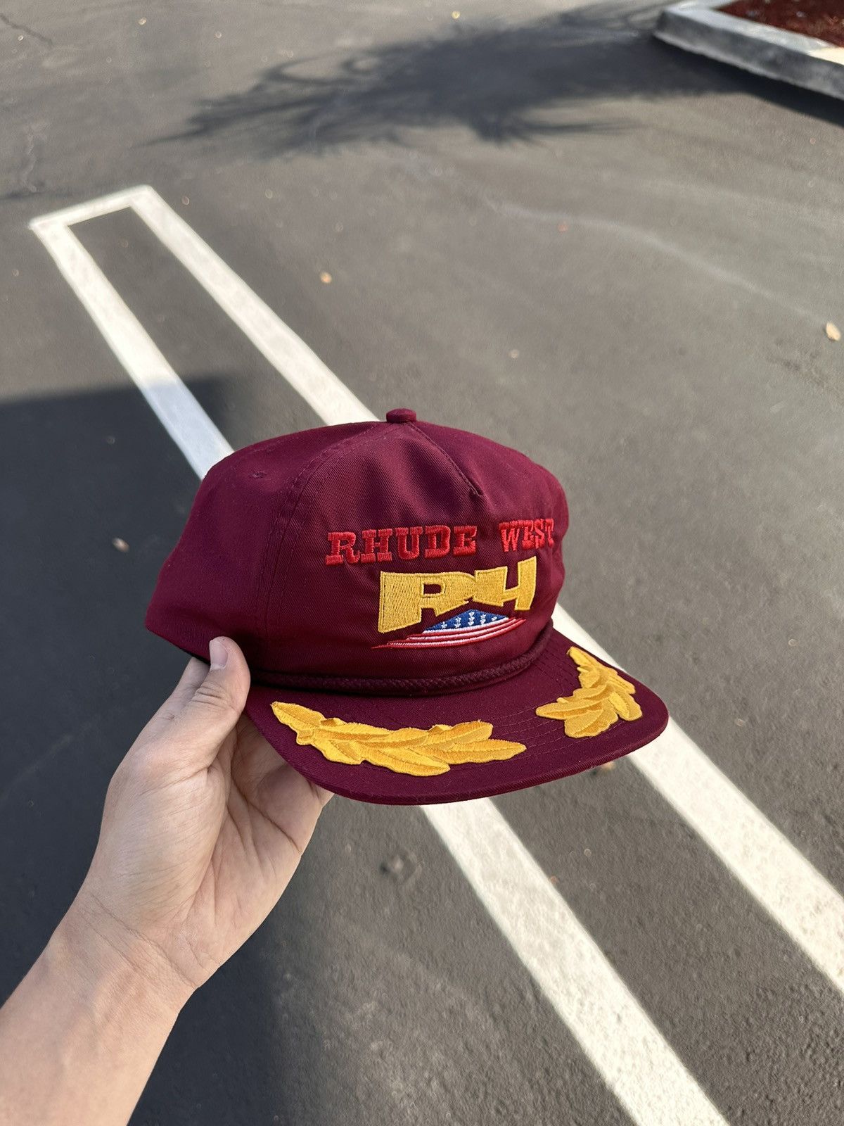 image of Trucker Hat Rhude in Red, Men's