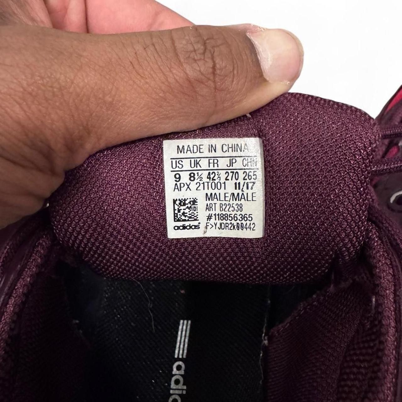 Adidas × Raf Simons adidas Ozweego 3 by RAF Simons Burgundy Size US 9 / EU 42 - 5 Thumbnail