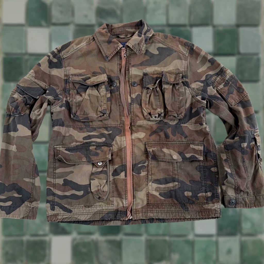 Gap Gap Field Military Hunting Heavy Paratrooper Jacket Woodland Camo Men Large Size US L / EU 52-54 / 3 - 1 Thumbnail