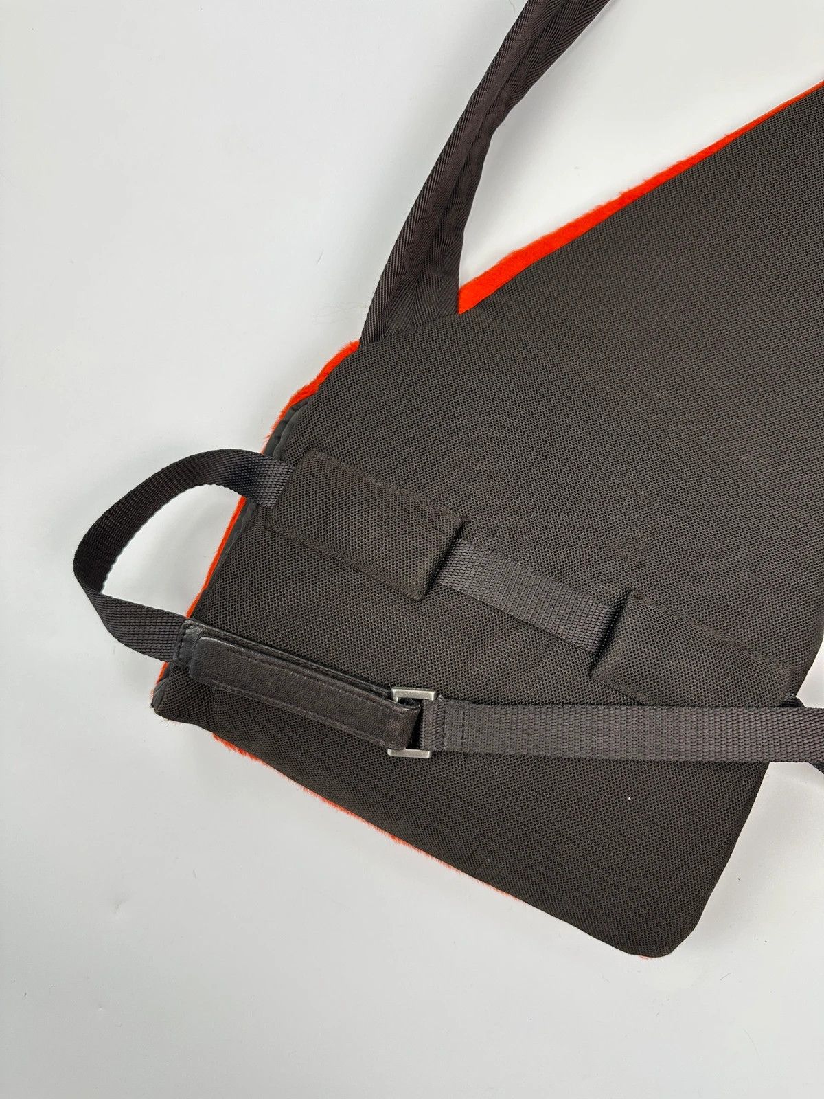 Prada Prada Milano FW99 Orange Fur Holster Chest Sling Bag Size ONE SIZE - 9 Thumbnail