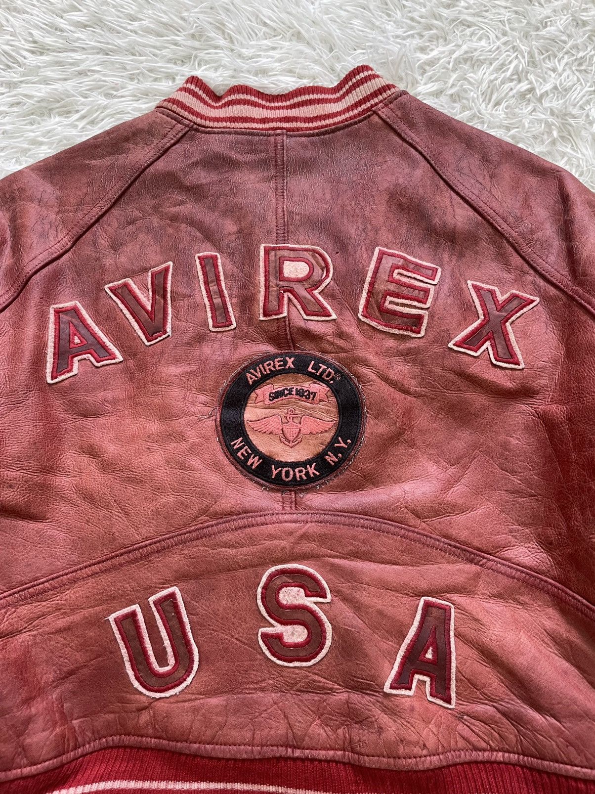Avirex Vintage Avirex Usa Leather Jacket Size US M / EU 48-50 / 2 - 9 Thumbnail