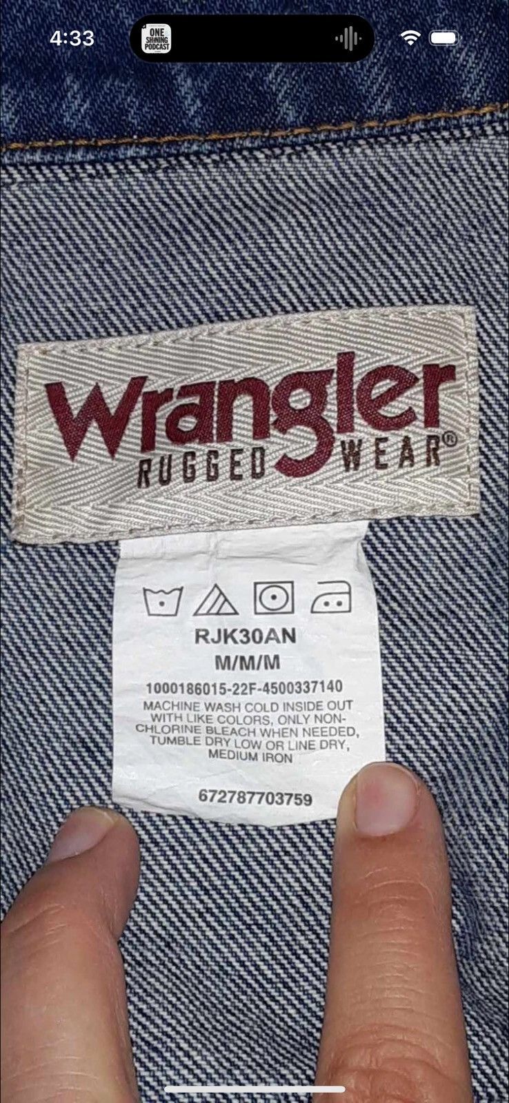 Wrangler Wrangler Western Rugged Denim Jacket Size US M / EU 48-50 / 2 - 2 Thumbnail
