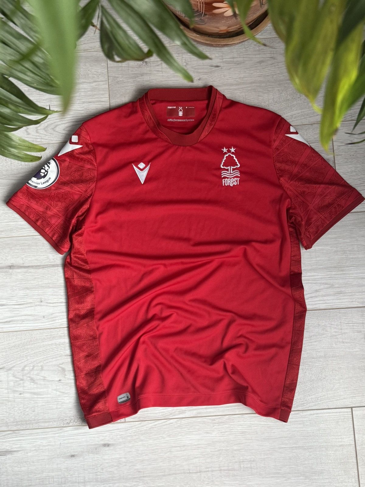Macron Nottingham Forest Jersey 2023 shirt Premier League Patch Size US M / EU 48-50 / 2 - 1 Thumbnail