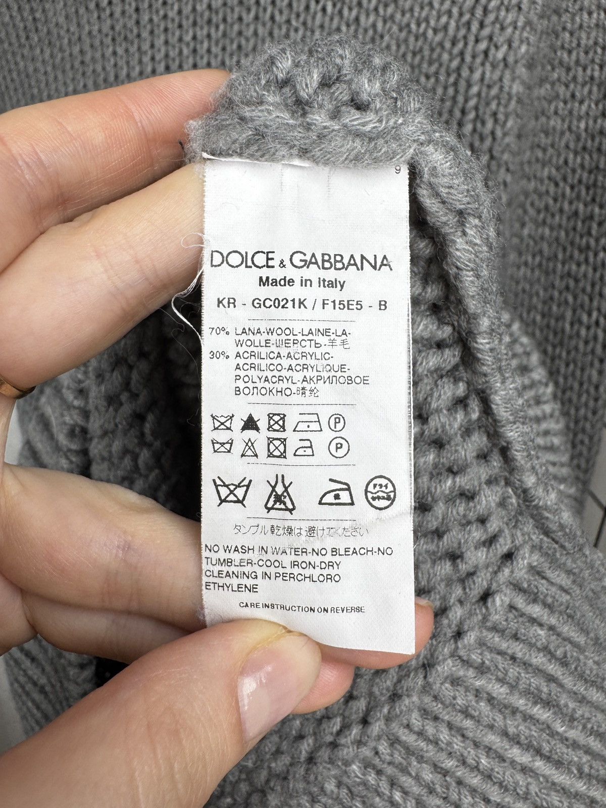 Dolce & Gabbana Dolce&Gabbana Gauge Sweater Soft Premium Italian Knitwear 46 Size US S / EU 44-46 / 1 - 9 Thumbnail