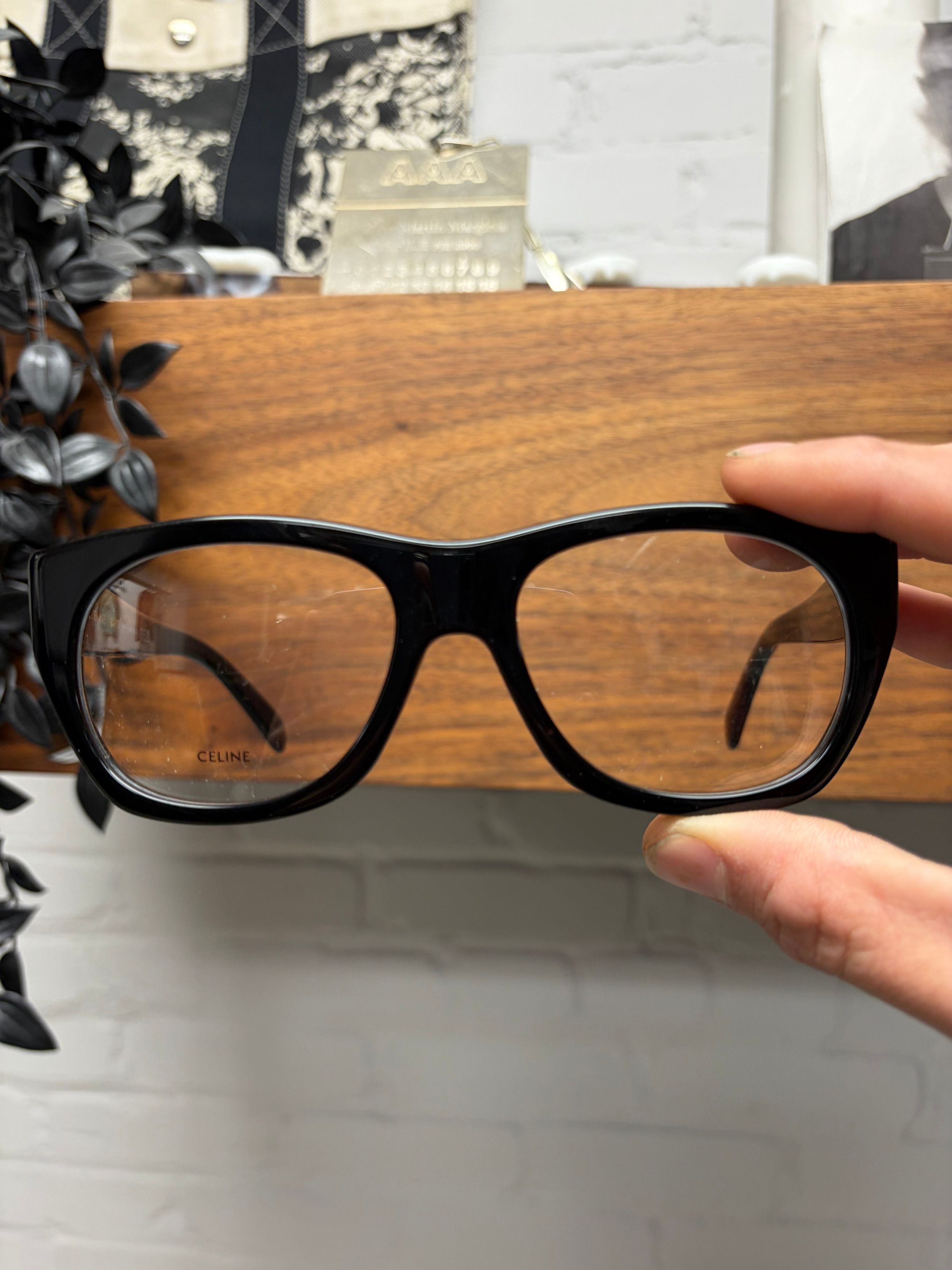 Celine Celine ‘CL50154U’ Black Minimalist Optical Glasses Size ONE SIZE - 1 Thumbnail