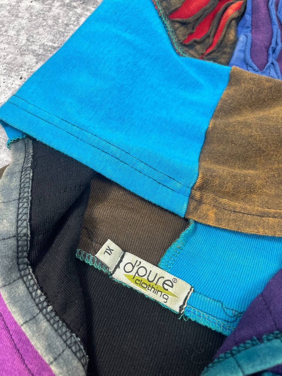 If Six Was Nine Vintage Nepal Style Patchwork Zip Up Hoodie Y2K Size US M / EU 48-50 / 2 - 4 Thumbnail