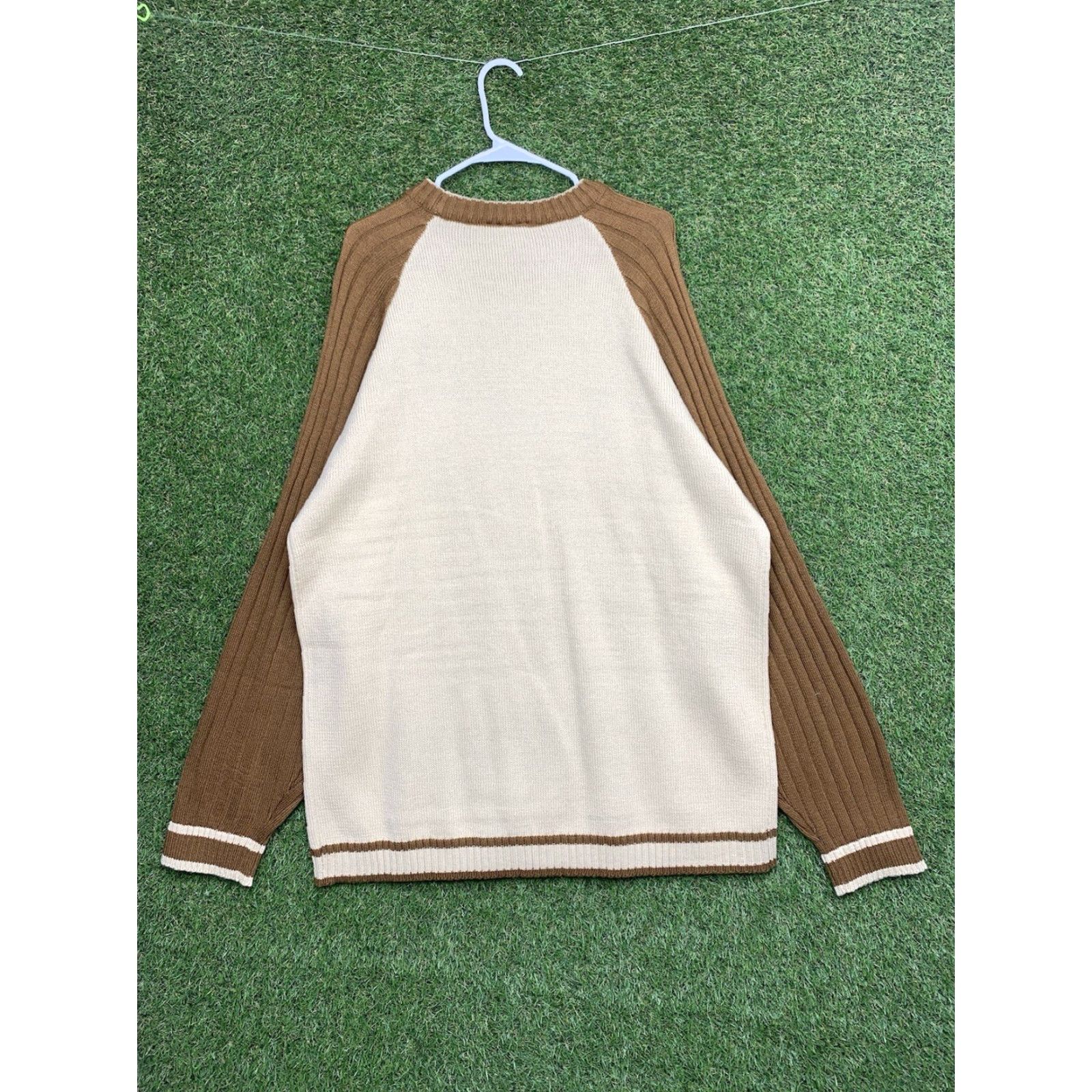 Southpole VINTAGE Southpole Sweater Shirt Men's XL Crewneck Brown - Heavyweight Knit 90s Hip Hop Logo Embroidered Pullover Size US XL / EU 56 / 4 - 2 Thumbnail