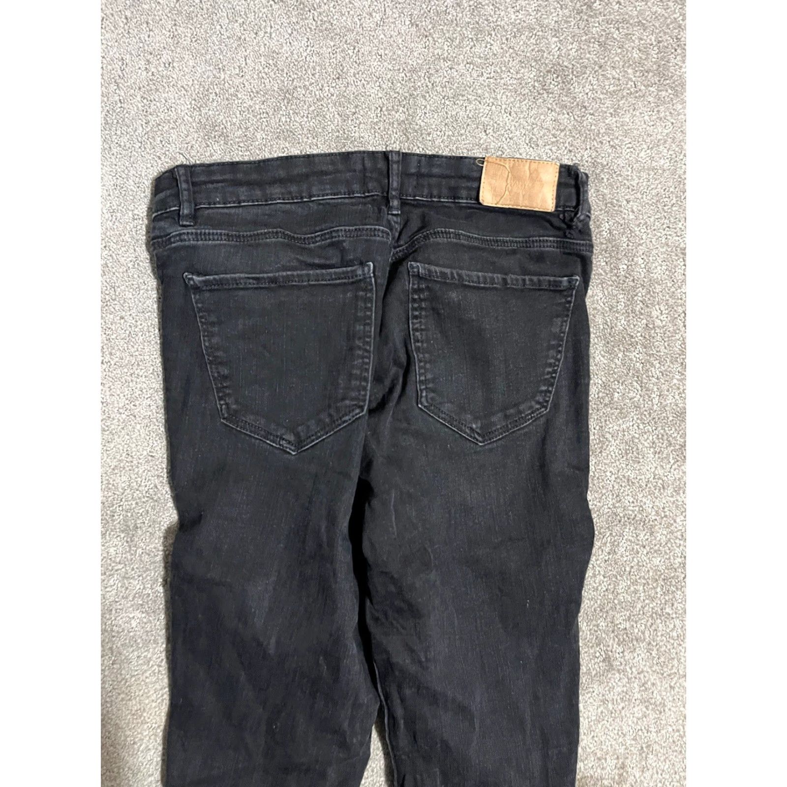 Zara Zara Jeans Womens Size 8 Black Wash Denim High Rise 27in Inseam Skinny Regular Cotton Denim Brand Zara Women 8 Black Jeans Womens Size 30" / US 8 / IT 44 - 4 Thumbnail