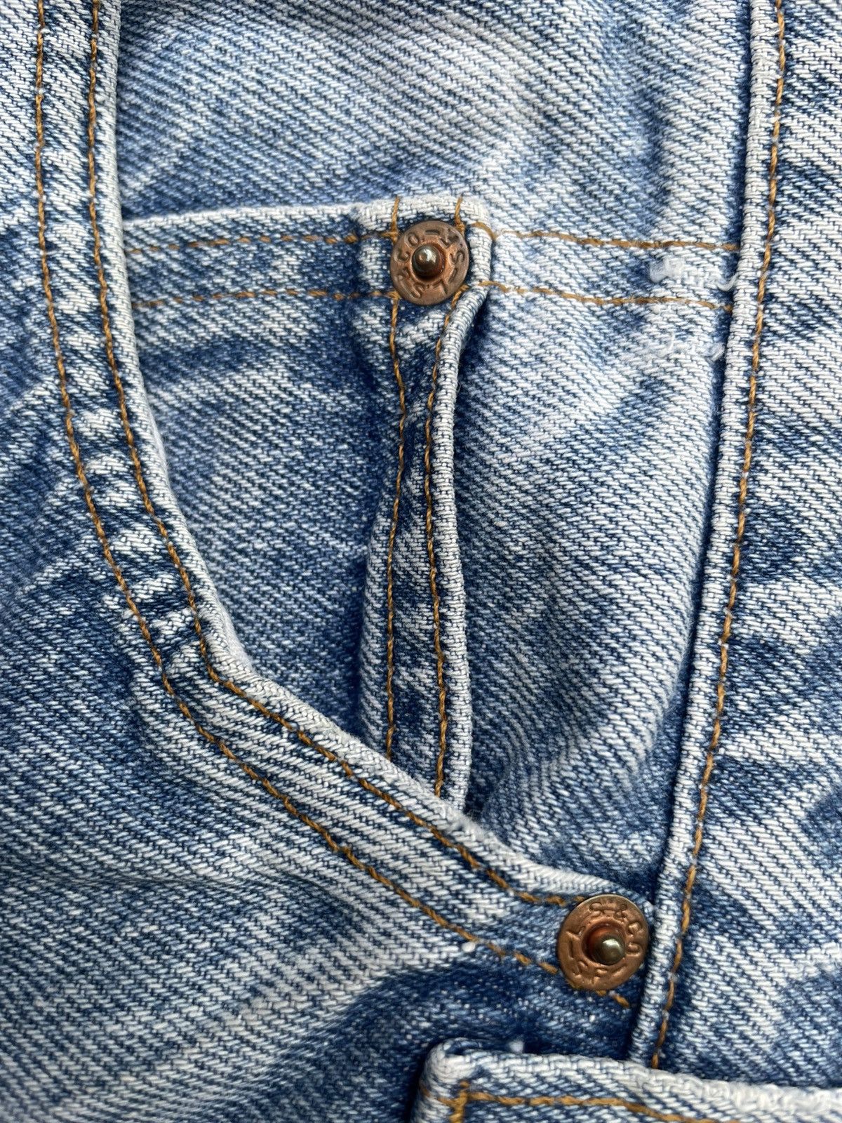 Levi's Vintage Usa 1988 Levis 517 Orange Tab Stone Wash Size US 29 - 19 Thumbnail