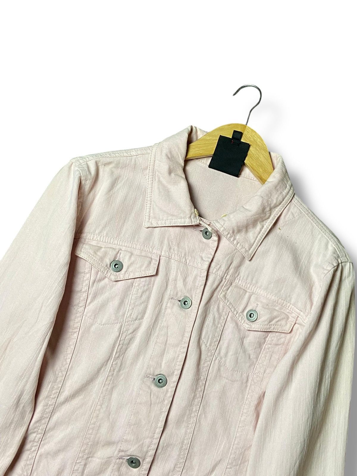 Japanese Brand × Vintage By Pinky&Dianne Crop Denim Jeans Jacket (122) Size US XXS / EU 40 - 5 Thumbnail