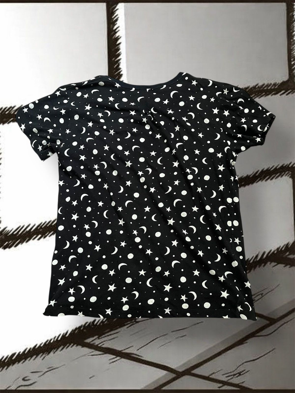 Saint Laurent Paris Saint Laurent Paris Moon and Stars tee Size US XS / EU 42 / 0 - 2 Thumbnail
