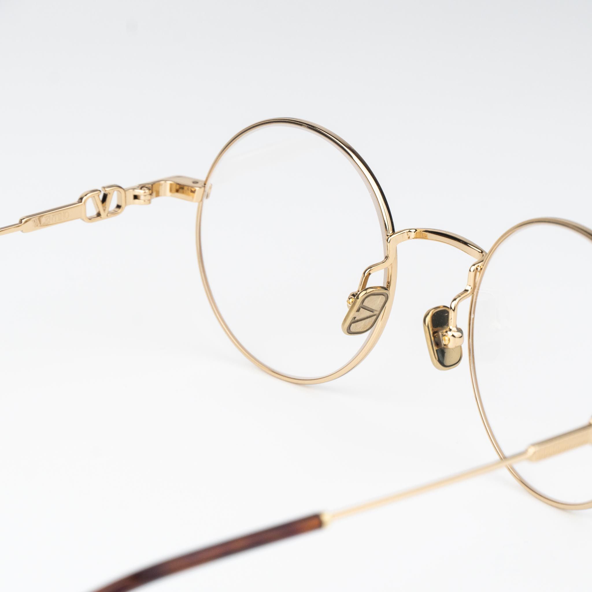 Valentino Valentino Women Eyeglasses Gold Round VLX-173 D Size ONE SIZE - 7 Thumbnail