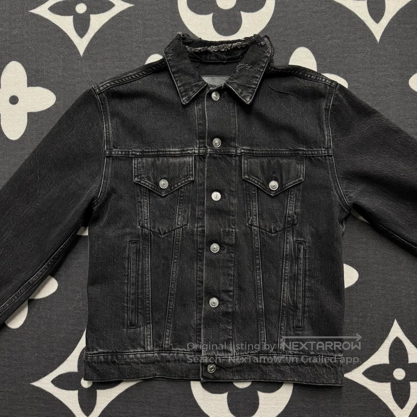Balenciaga Balenciaga Sinners Embroidered Denim Jacket. Size US M / EU 48-50 / 2 - 1 Thumbnail