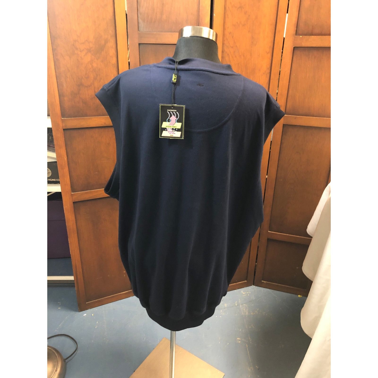 Bolle Men's Navy Blue Bolle Golf Tech Sleeveless Pull Over Size US XXL / EU 58 / 5 - 3 Thumbnail