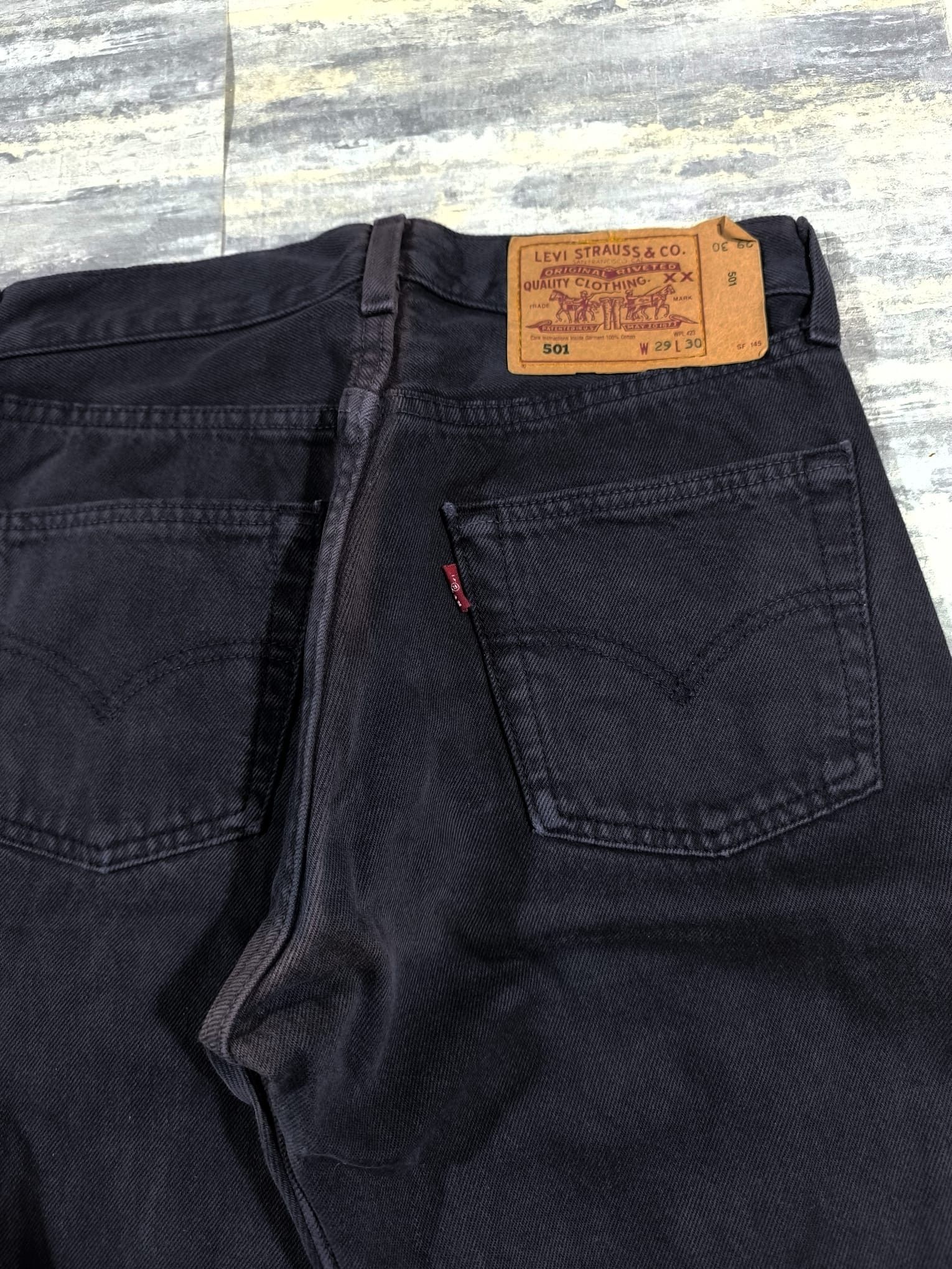 Levi's 90s vintage Levis 501 insane rare jeans made in USA Size 28" / US 6 / IT 42 - 6 Thumbnail