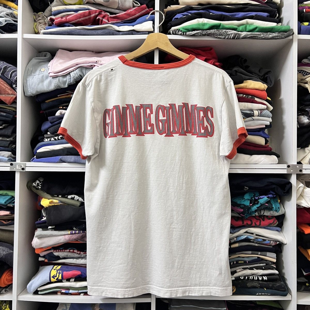 Band Tees VINTAGE GIMME GIMMES Size US M / EU 48-50 / 2 - 2 Thumbnail