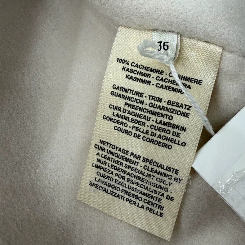 Other Hermes Mint Pink Single Breasted Cashmere Coat Size XS / US 0-2 / IT 36-38 - 5 Thumbnail