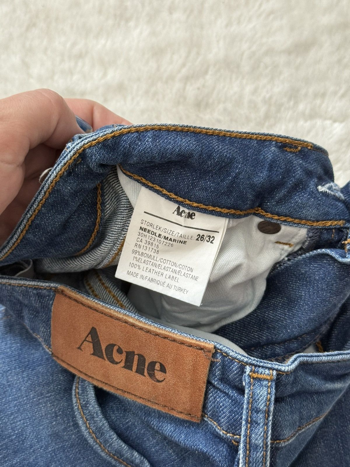 Acne Studios Acne Studios Needle Marine Jeans – W26 L32 Size 26" / US 2 / IT 38 - 6 Thumbnail