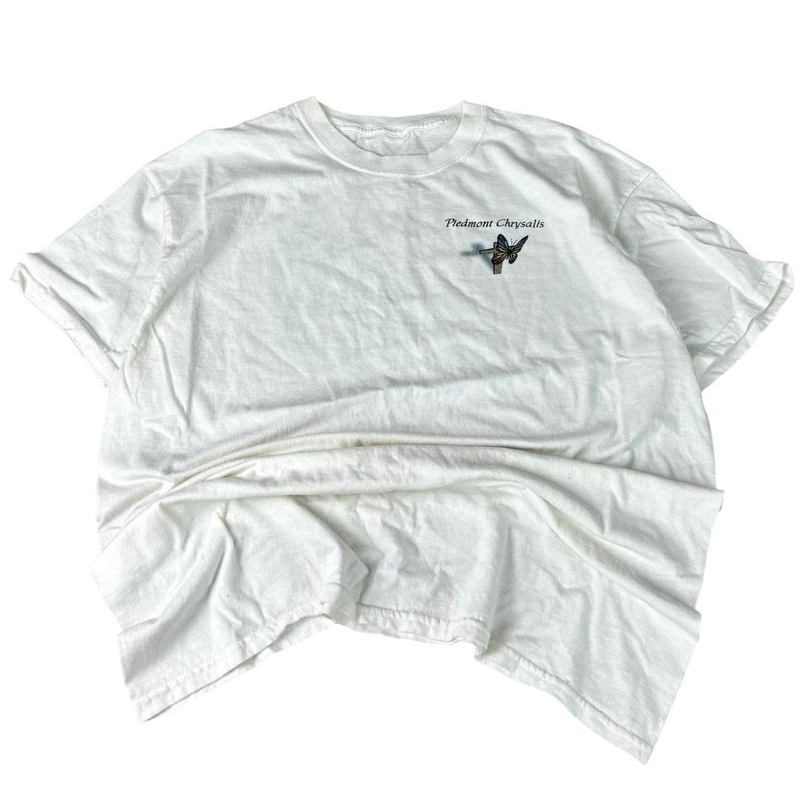 Japanese Brand × Vintage 90s Jesus T-shirt Size US L / EU 52-54 / 3 - 4 Thumbnail