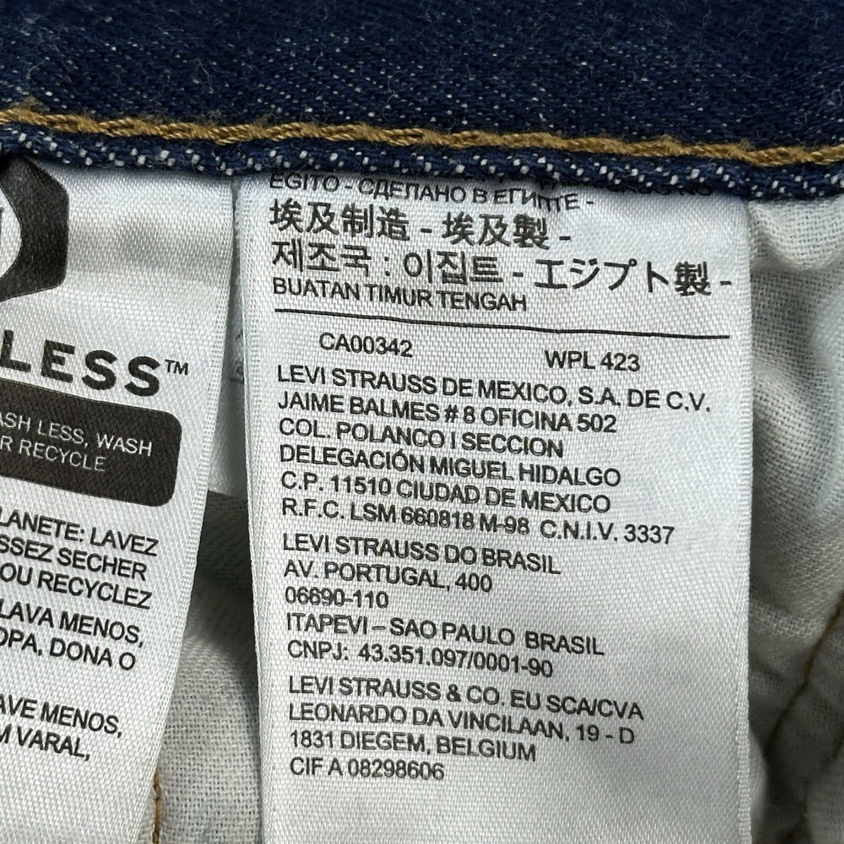 Levi's Levi's 501 Jeans Mens 42x34 Dark Wash Original Shrink To Fit Button Fly Denim Blue 80s 90s Cowboy Retro USA Jeans Mens Regular Size US 42 / EU 58 - 7 Thumbnail