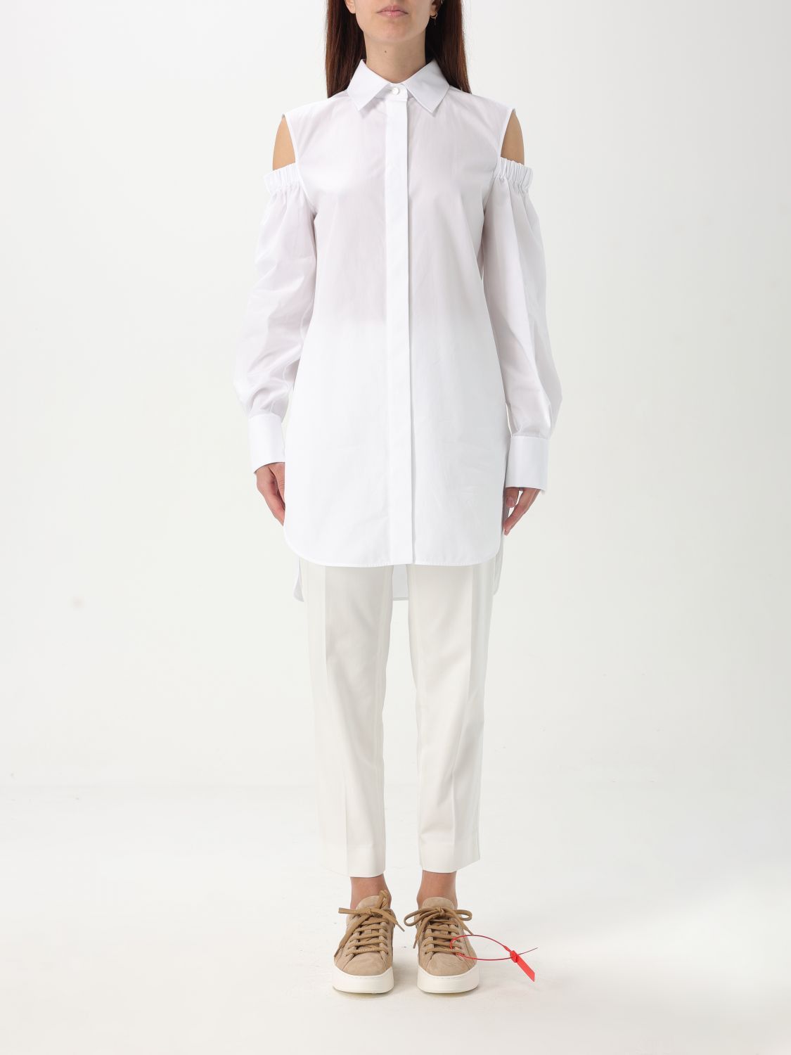 Max Mara Max Mara Shirt Woman White Size S / US 4 / IT 40 - 1 Thumbnail