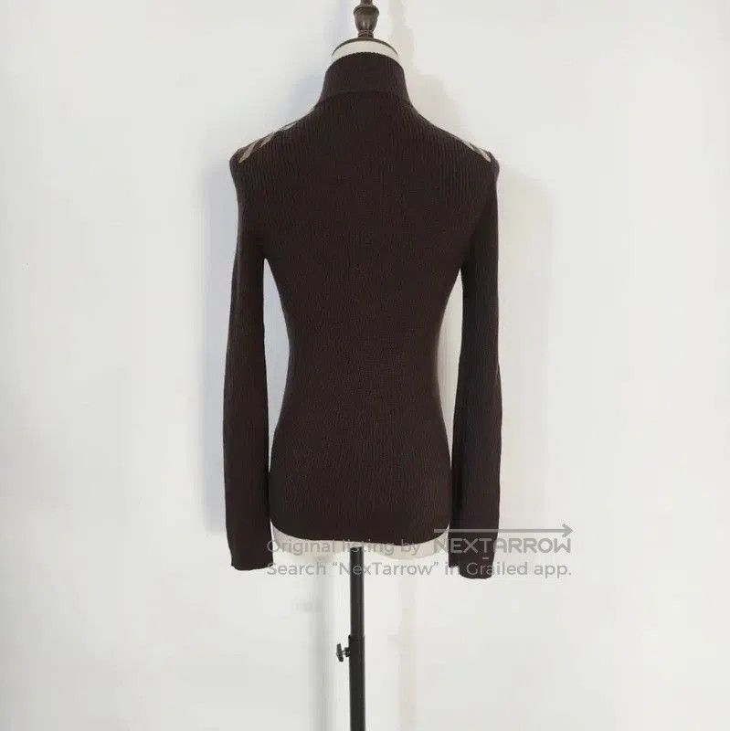 Burberry Burberry Brown Wool Long Sleeve Sweater. Size M / US 6-8 / IT 42-44 - 6 Thumbnail