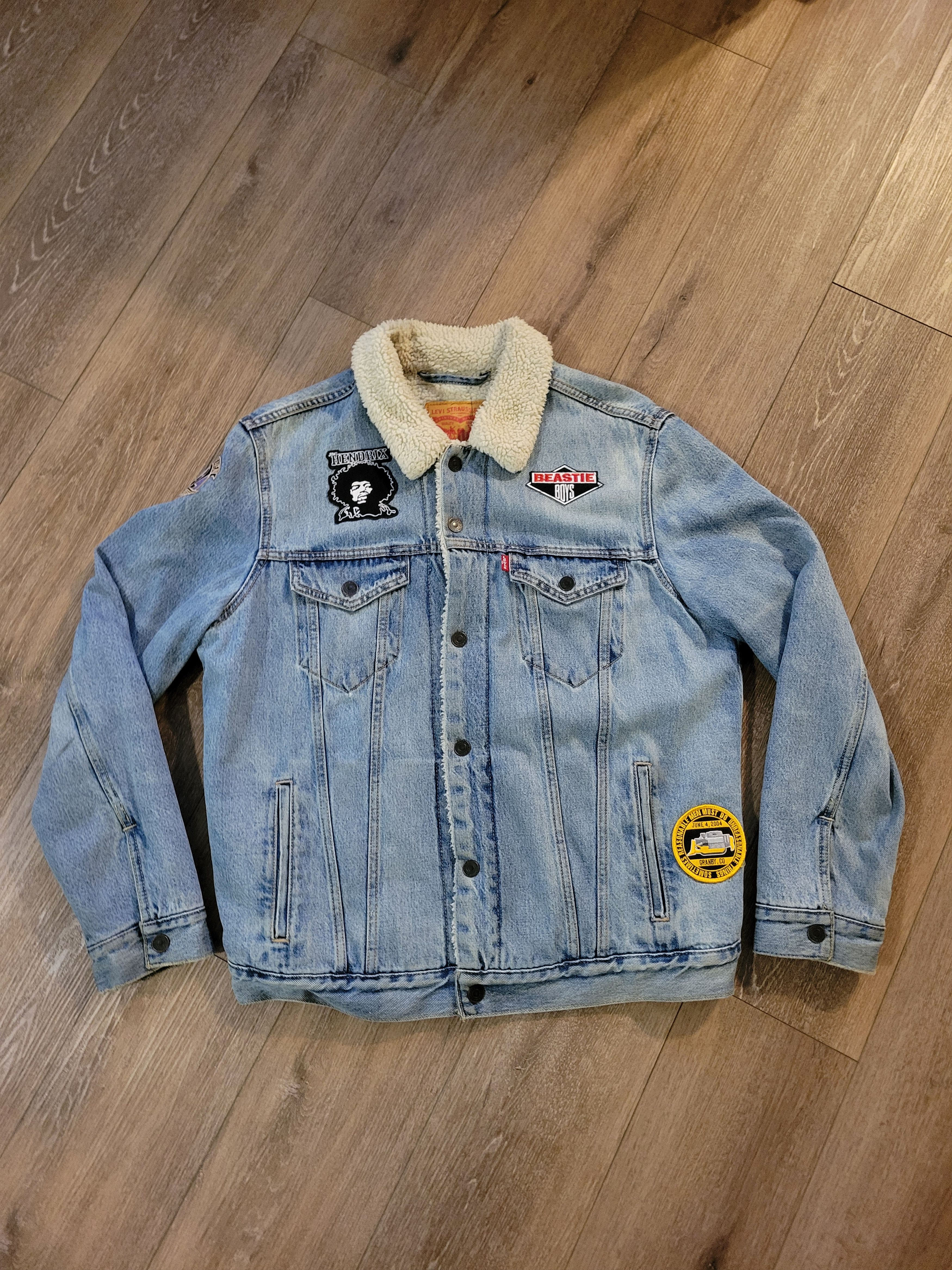 Levi's Levi's Sherpa lined jacket with patches Size US L / EU 52-54 / 3 - 1 Thumbnail