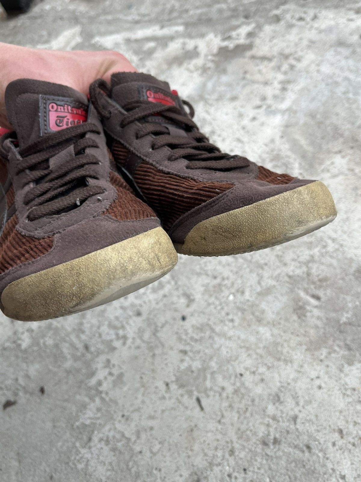 Asics × Onitsuka Tiger Asics by Onitsuka Tiger Mexico 66 Corduroy Brown Sneakers Size US 8 / EU 41 - 21 Thumbnail