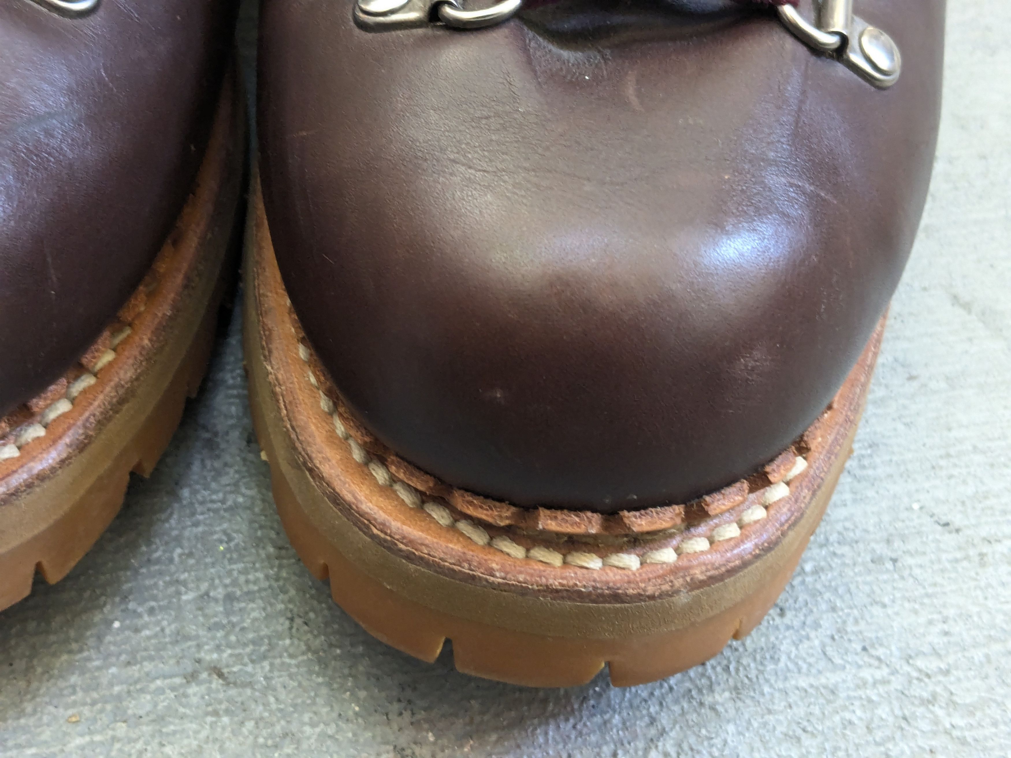 Gucci Gucci Boots Brown 10.5 Leather Rubber Lace Up Size US 10.5 / EU 43-44 - 2 Thumbnail