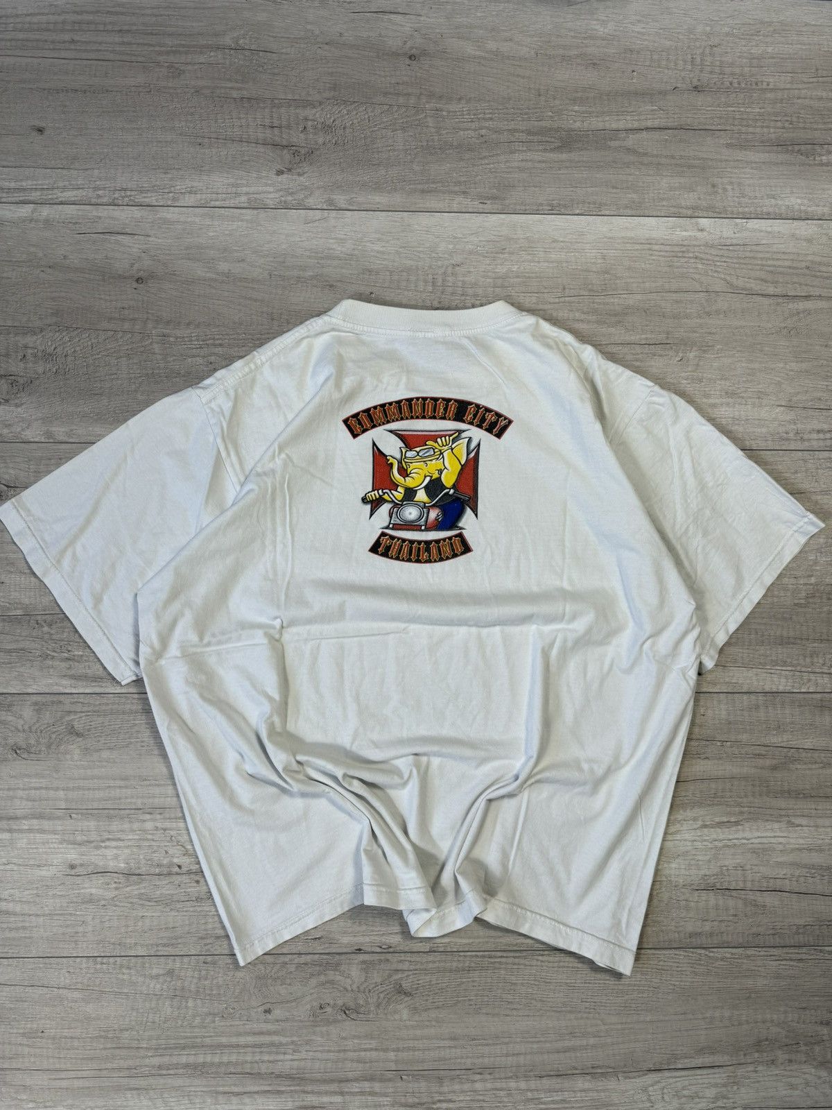 Harley Davidson Vintage Harley Davidson Thai Font T-Shirt Size XL Size US XL / EU 56 / 4 - 8 Thumbnail