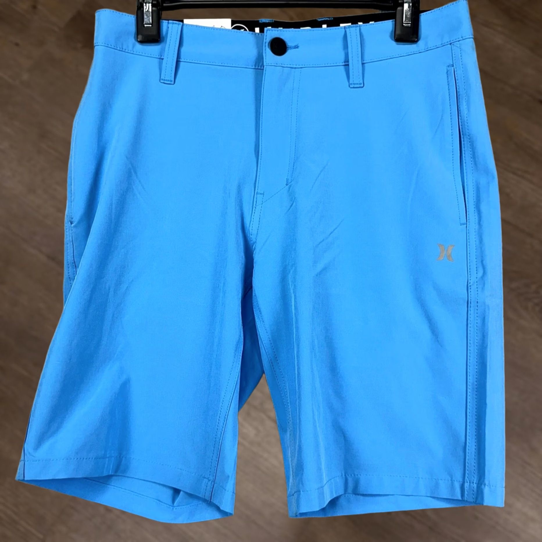 Hurley Hurley Mens All Day Hybrid Shorts 30 Blue Chino Stretch Performance Pockets NEW Size US 30 / EU 46 - 1 Thumbnail