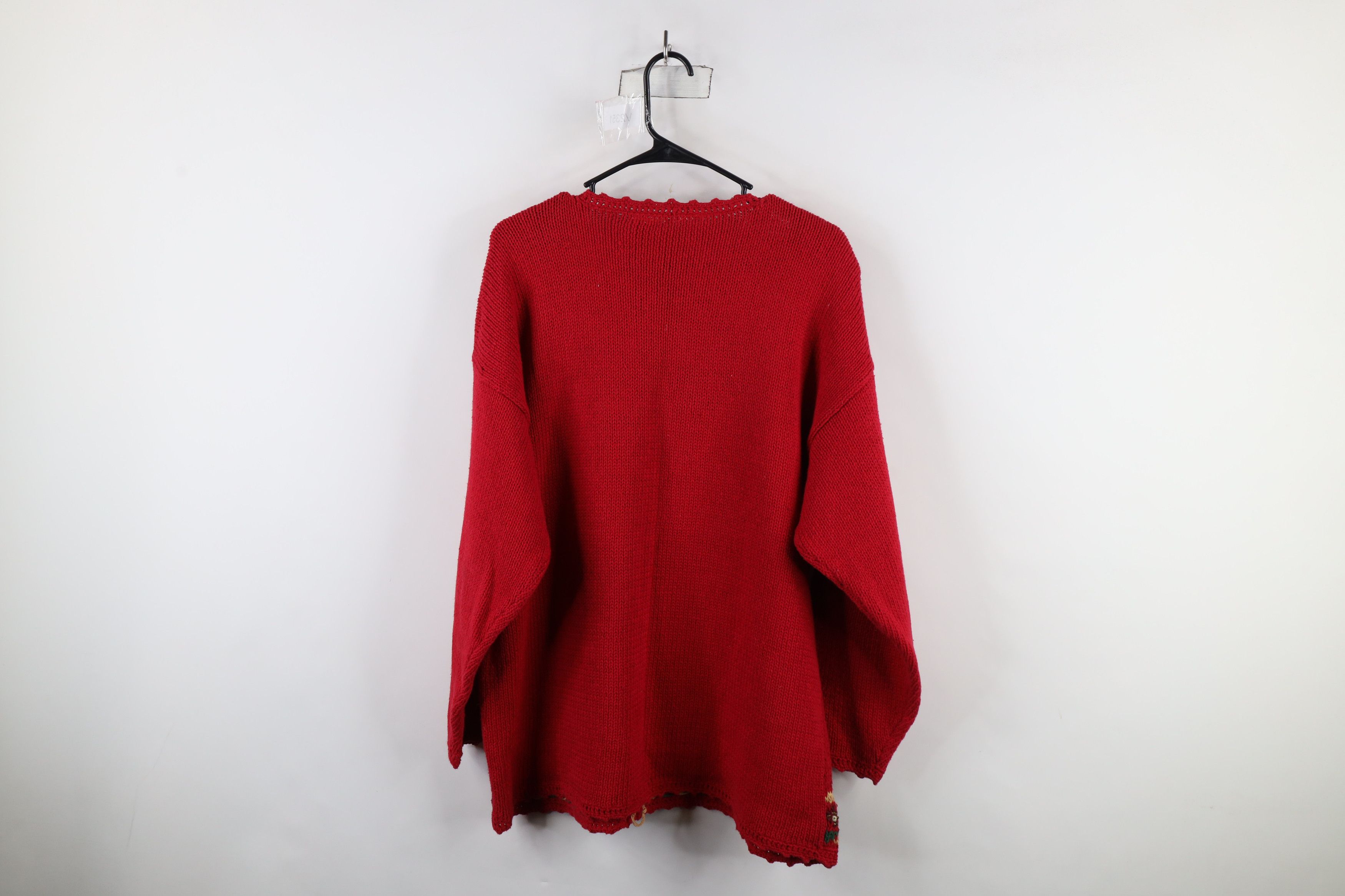 Vintage Vintage 90s Streetwear Heavyweight Christmas Knit Sweater Size XL / US 12-14 / IT 48-50 - 12 Thumbnail