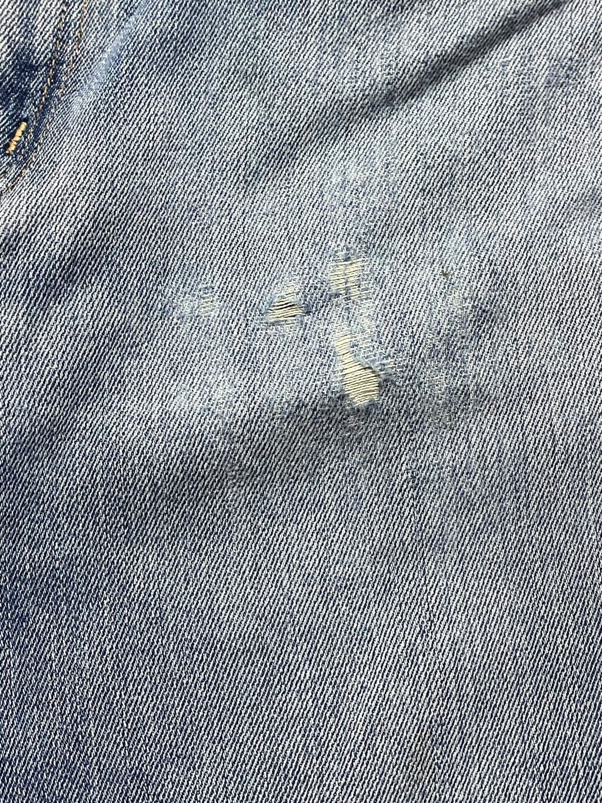 Edwin Vintage Japanese Brand Edwin 503 Faded Wash Distressed Jeans Size US 33 - 9 Thumbnail