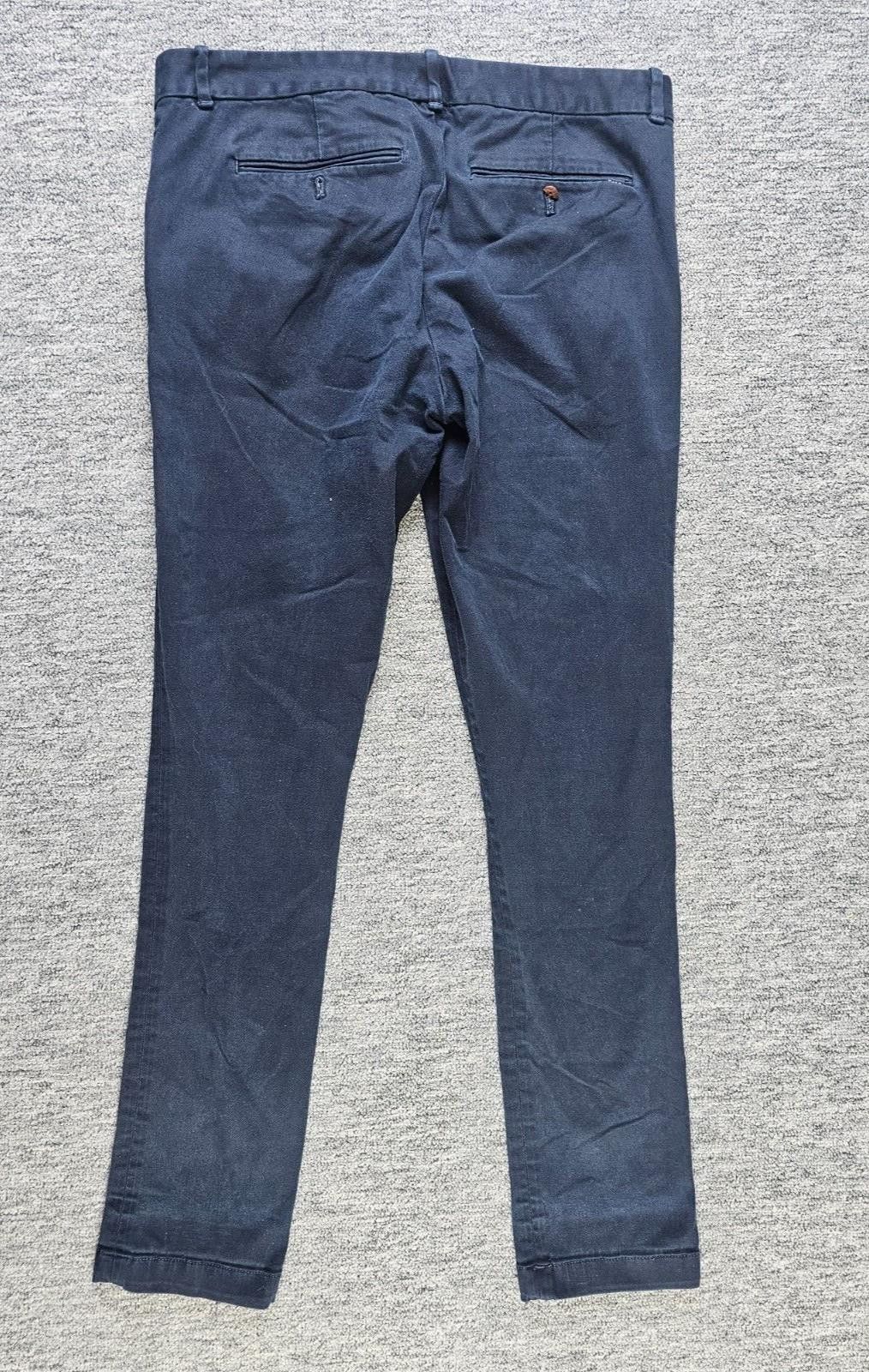 Polo Ralph Lauren Polo Ralph Lauren Brooke Skinny Chino Pants Navy Blue 10 Size 33" - 2 Thumbnail