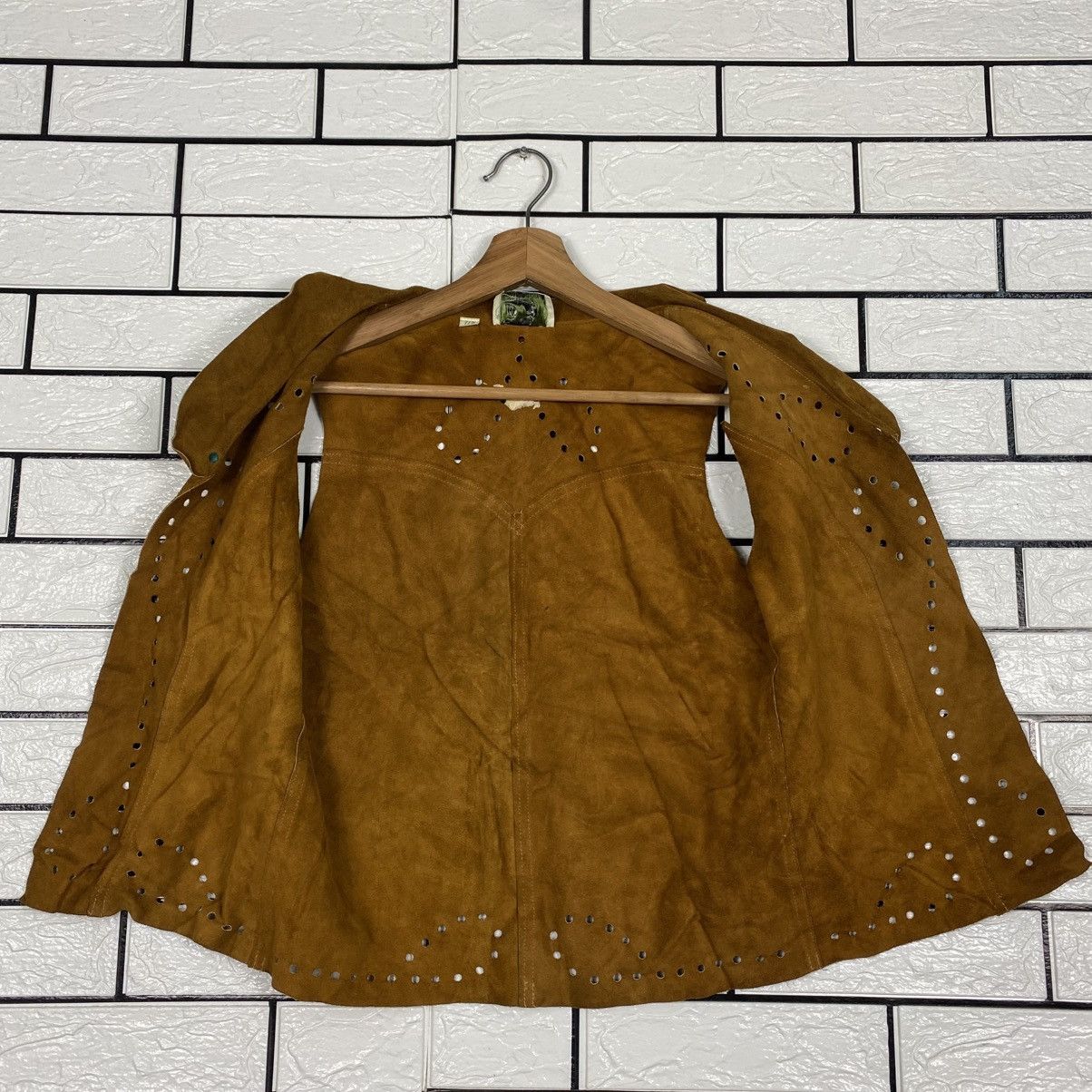 Japanese Brand 📌Vintage Vest Jacket Leather Sun Valley Issey Miyake Size US M / EU 48-50 / 2 - 14 Thumbnail