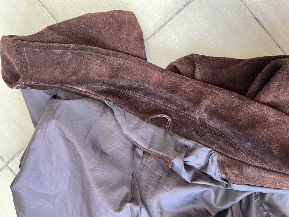 Stussy × Vintage Vintage 90s Stussy Patina Suede Cowhide Leather Jacket Size US XL / EU 56 / 4 - 23 Thumbnail