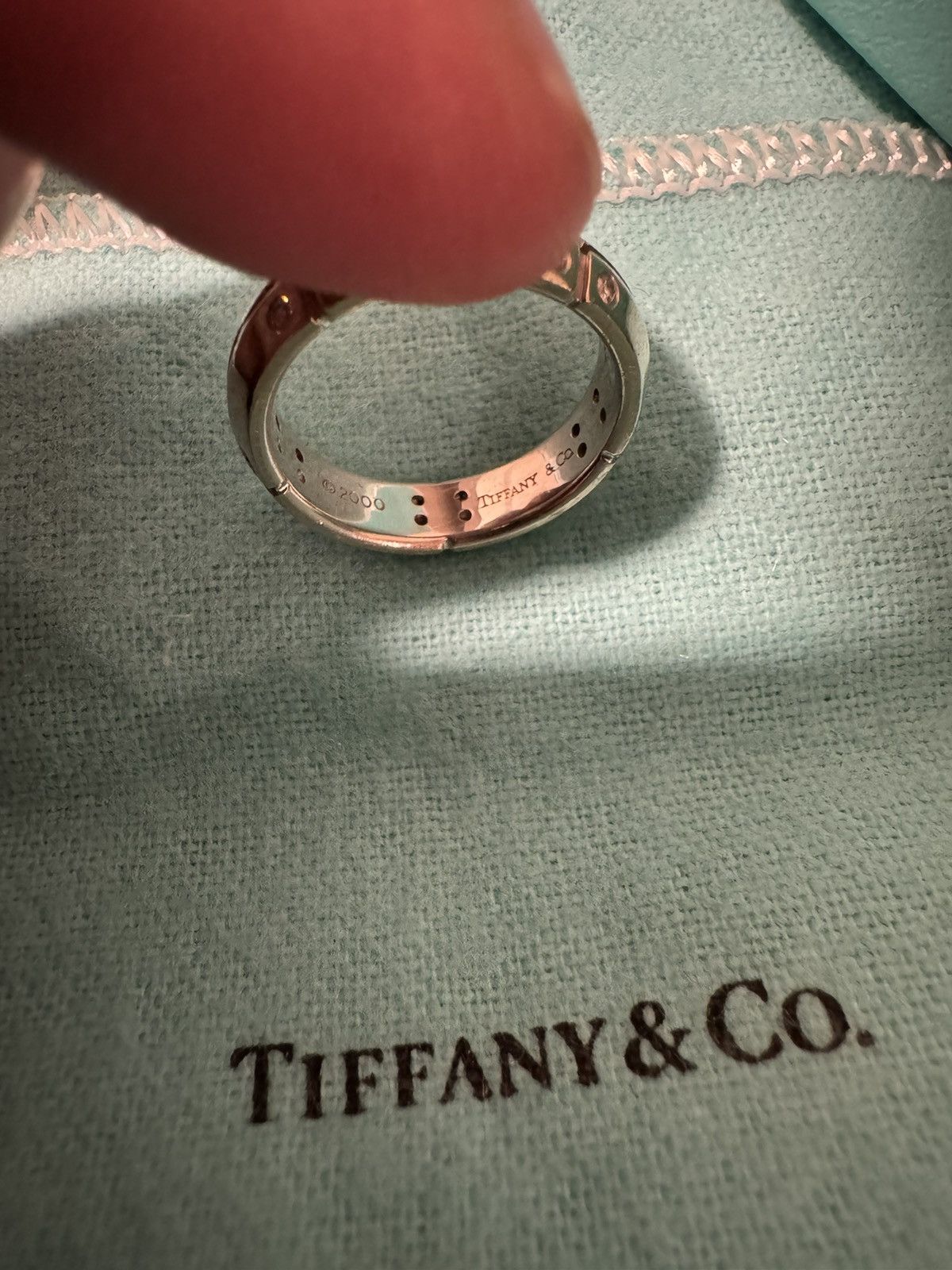 Tiffany & Co. Tiffany & CO White Gold Streamerica Ring Size ONE SIZE - 4 Thumbnail