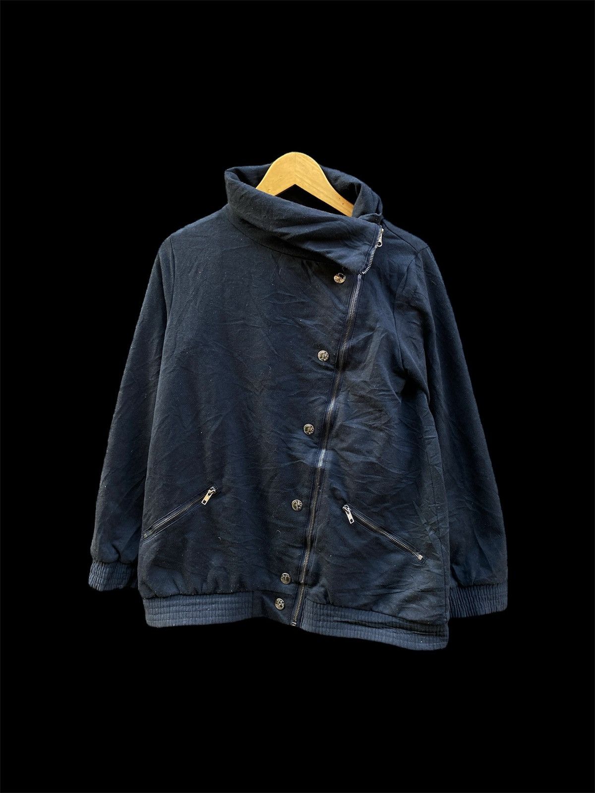 Japanese Digdeep Asymmetrical Vkei Punk Grunge Jacket