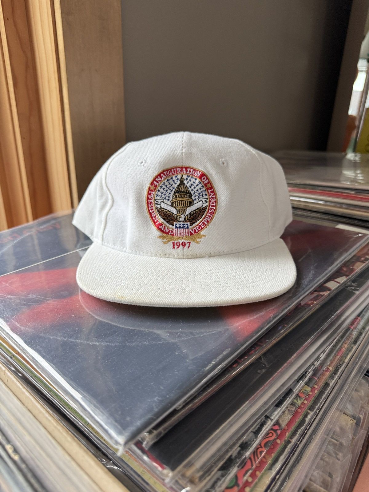 Vintage Vintage 90s Bill Clinton Inauguration Snapback Hat Size ONE SIZE - 1 Thumbnail
