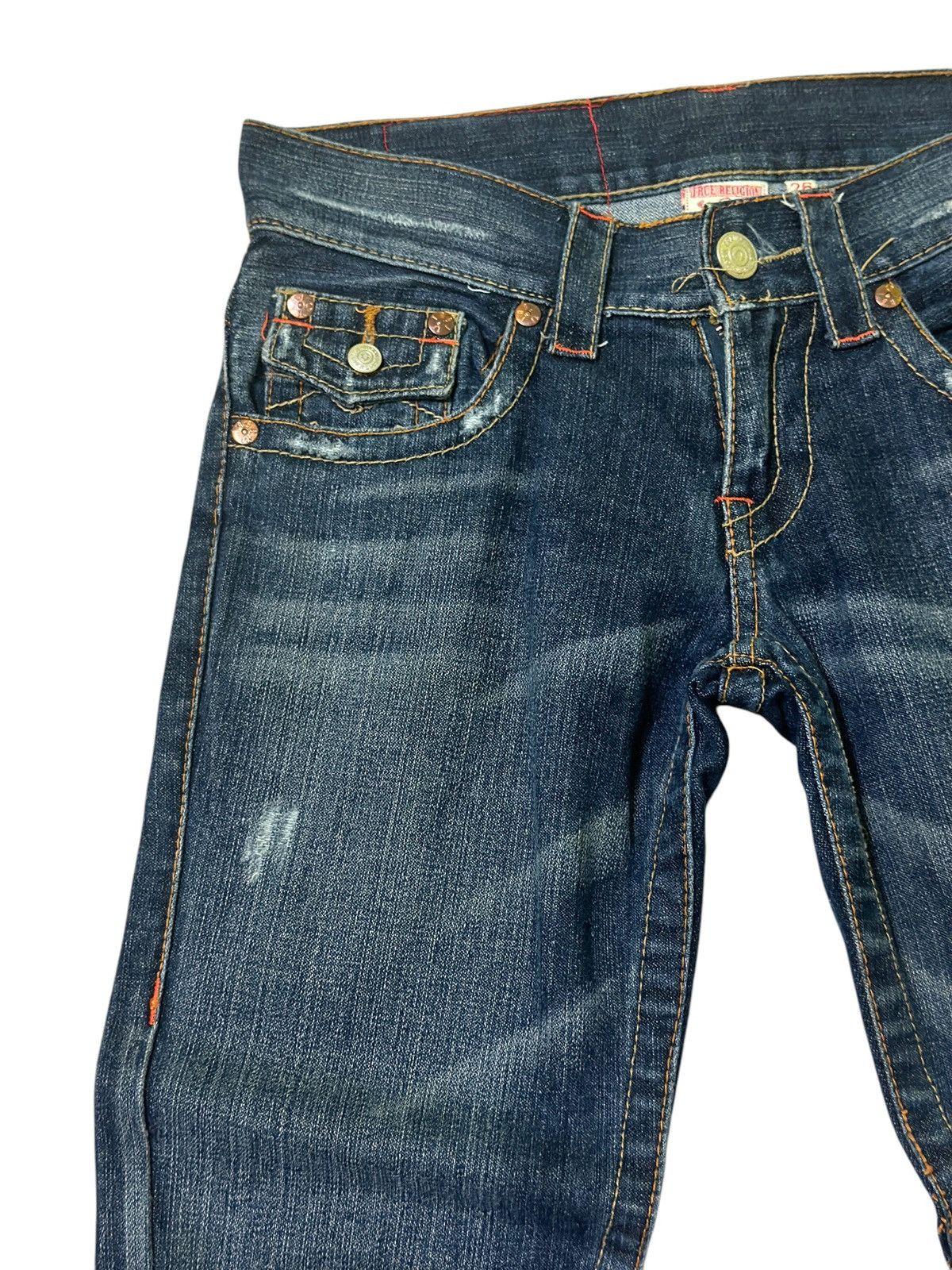 Hysteric Glamour × If Six Was Nine × Le Grande Bleu (L.G.B.) TWIST LEG FLARE FADED DISTRESSED JEANS Size US 30 / EU 46 - 8 Thumbnail