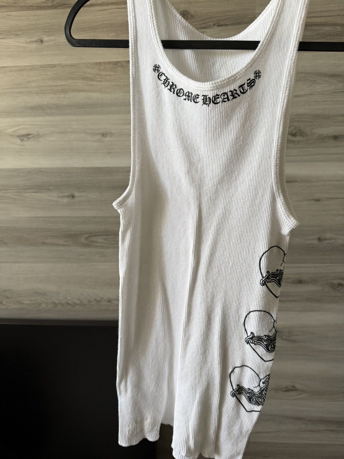 CHROME HEARTS (クロムハーツ) LOVE YOU RIB TANK Chrome Hearts Love You Ribbed Tank Top – Justin Reed