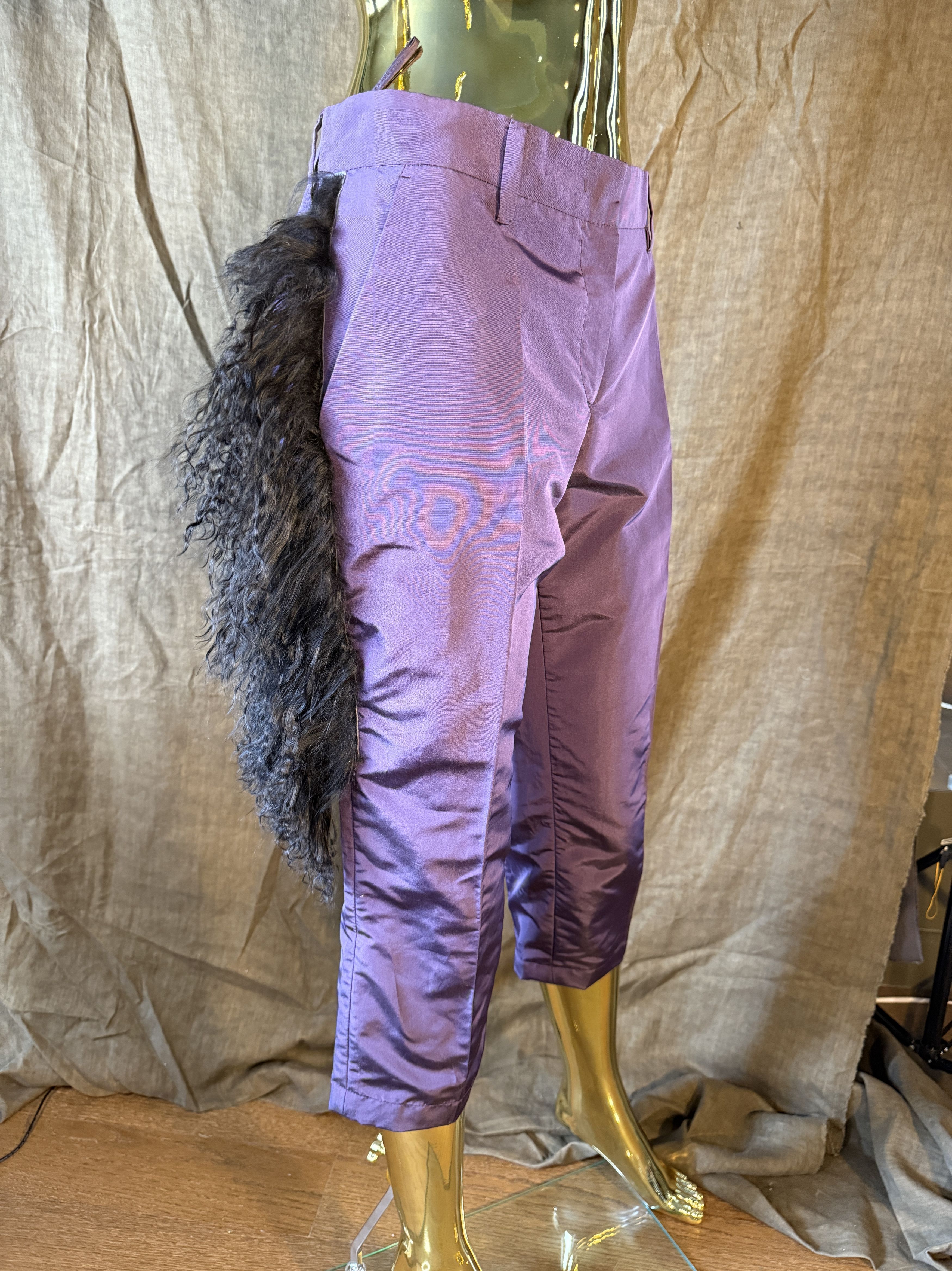 Other Purple pants with Real Mongolian fur Size US 32 / EU 48 - 9 Thumbnail