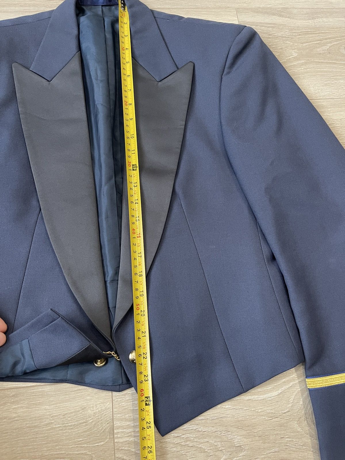 Vintage Vintage Royal Netherlands Air Force KLU Officer Mess Jacket Size 40R - 13 Thumbnail