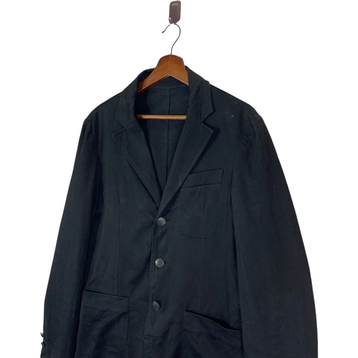 Burberry × Burberry Prorsum Vintage Burberry Of London Black Coat Jacket Made Italy Size US S / EU 44-46 / 1 - 3 Thumbnail